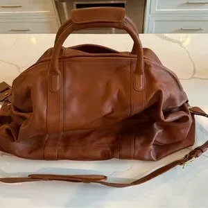 コーチ　Cabin Bag Large No 503 Vintage Coach Cabin/duffle Large British Tan Bag. Style No. 503